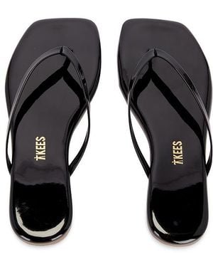 TKEES Sandalia Square Toe Lily En Color Negro Talla (También En 6, 7, 8, 9, 11)
