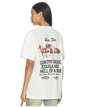 Los Sundays T-SHIRT THE HELL OF A RIDE en White - Blanc
