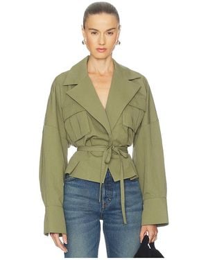 Camila Coelho Jacke Mari - Grün