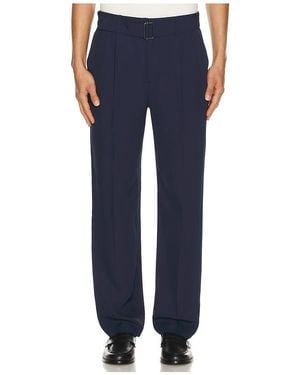 Jonathan Simkhai Elvis Pleated Pull On Trouser - Blue