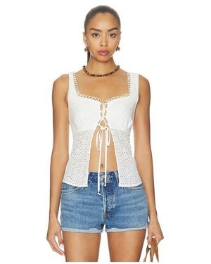 MORE TO COME Lanika Top - Blue