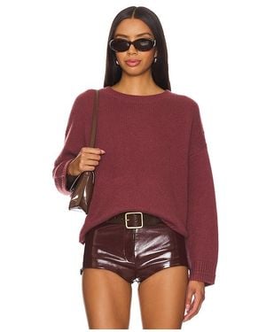 SABLYN Alston Boyfriend Crewneck Jumper - Red