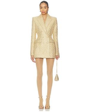 Nadine Merabi Monica Blazer Dress - Natural