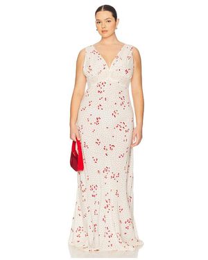 L'academie 'Academie Laure Maxi Dress in Natural | Lyst UK