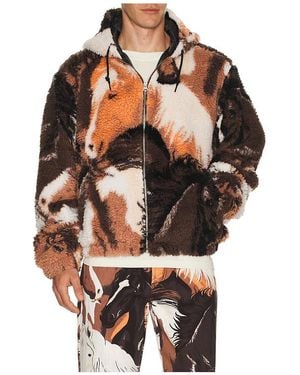 Obey Horses Sherpa Jacket - Black