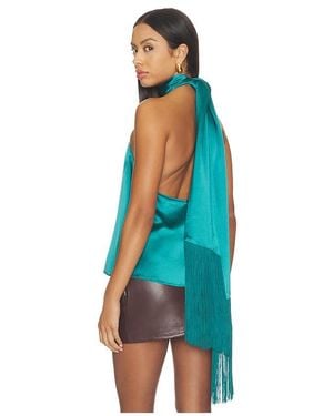 retroféte Martina Top - Blue