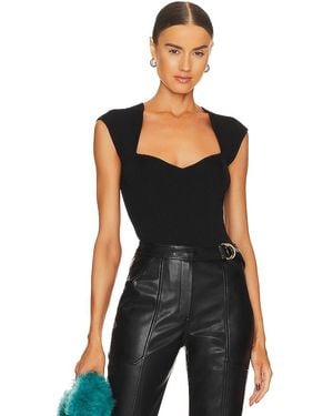 Jonathan Simkhai Barbara Sweetheart Bodysuit - Black