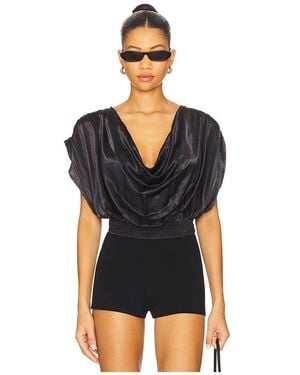Free People X Revolve Cowl Cape Top - Schwarz