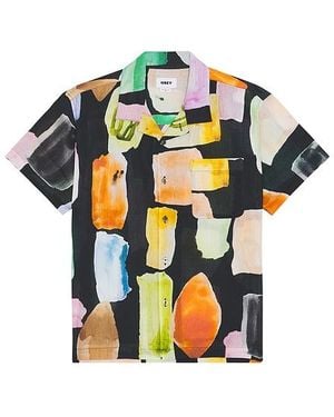 Obey Jems Woven Short Sleeve Shirt - Multicolor