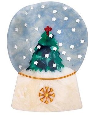 Solar Eclipse Pinza Snowglobe Claw Hair Clip En Color Belleza: Na Talla - Azul