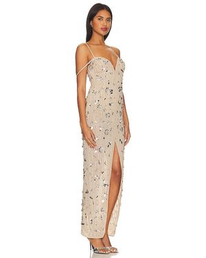 Camila Coelho Estrella Maxi Dress in Brown | Lyst