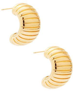 Mega Pendientes En Color Oro Metálico Talla