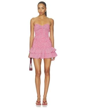 MORE TO COME Julian Mini Dress - Pink