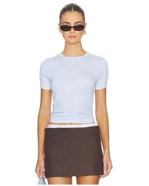 Enza Costa Supima Cotton New Classic Short Sleeve Tee - White