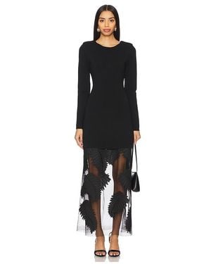 Aje. Strick Midikleid Wilder - Schwarz