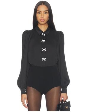 Generation Love Arly Bow Blouse - Black