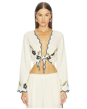 Agua Bendita Soleil Shirt - White