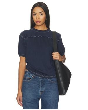 GOOD AMERICAN The Gym Tee - Blue