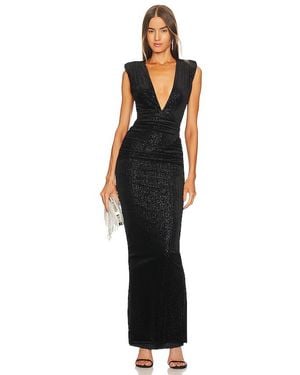 Michael Costello X Revolve Hana Gown - Black
