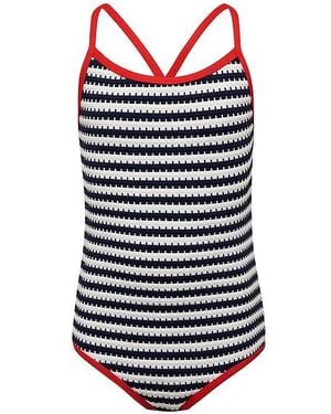 Beach Riot Kids Little Julia One Piece Swimsuit - Blue