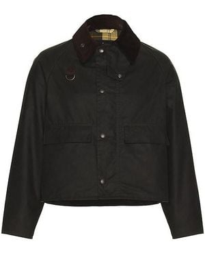 Barbour Spey Wax Jacket - Black