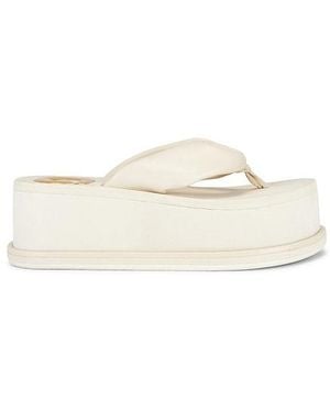 Cult Gaia Cg Platform Flip Flops - White