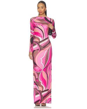Cin Cin Empress Maxi Dress - Pink