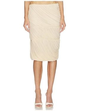 Ronny Kobo Falda Alory En Color Crema Talla (También En M) - Neutro
