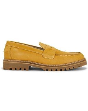Duke & Dexter Wilde Nubuck Lug Loafer - Yellow