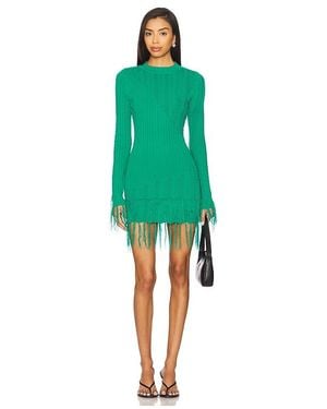 YELLOW THE LABEL Freya Fringe Set - Green