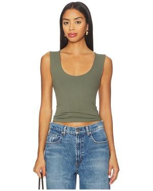 Free People X Intimately Clean Lines Muscle Cami - Blue