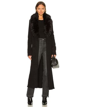 Show Me Your Mumu Langer Cardigan Lombardi - Schwarz