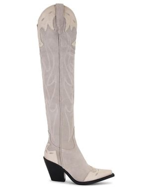 Free People Wild West Thigh High - White