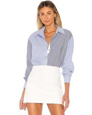 L'academie 'Academie 'Academie Manga Larga Abotonada Blaise En Color Azul Talla En - Blanco