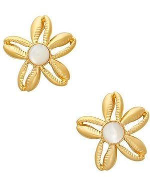 Brinker & Eliza Tachuelas Aloha En Color Oro Metálico Talla En