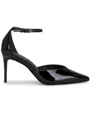 Black Suede Studio Darcie 80 Pump - Black