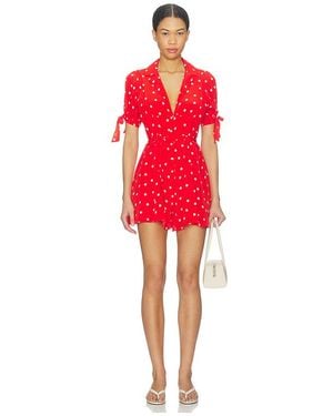 Saylor Merrilee Romper - Red