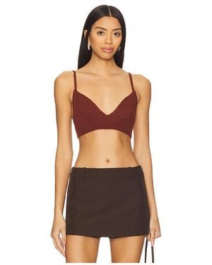 WeWoreWhat Jumper Bra Top - Black