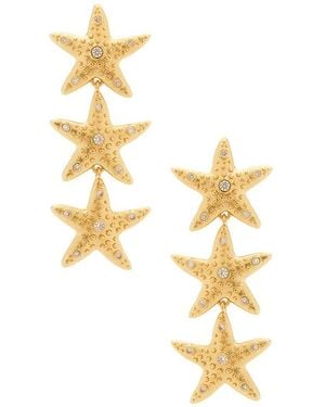 Frasier Sterling Sea Star Earrings - Metallic