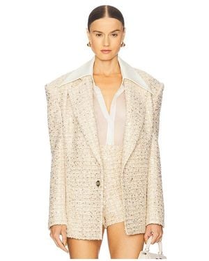Bronx and Banco Blake Sequin Blazer - Natural