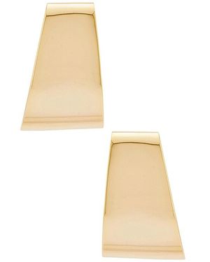 Mega Graduate Earrings - White
