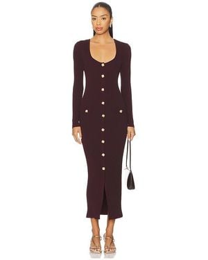 Generation Love Andolina Square Neck Dress - Red