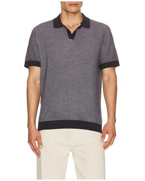 Onia Textured Johnny Polo - Blue
