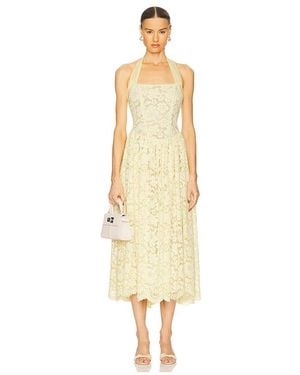 For Love & Lemons Lakeside Midi Dress - White
