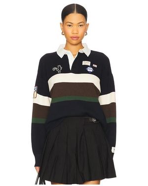 Sea Arther Varsity Rugby Shirt - ブラック
