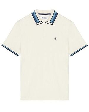 Original Penguin Interlock Polo - White