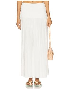 Bobi Falda Maxi En Color Blanco Talla (También En Xs, S, M, Xl)