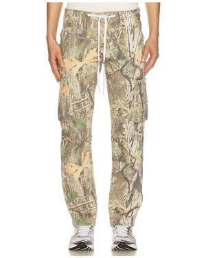 Memory Lane Regime Cargo Trousers - Natural