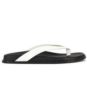 PAIGE Chancla Plana Zadie En Color Ivory Talla (También En .5, 7, 7.5, 8, 8.5, 9) - Negro