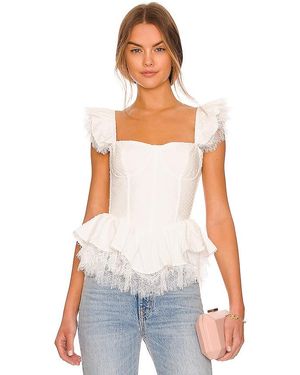 V. Chapman Sorento Corset Top - White